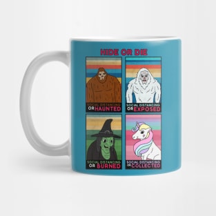 Hide or Die, Social Distancing Mug